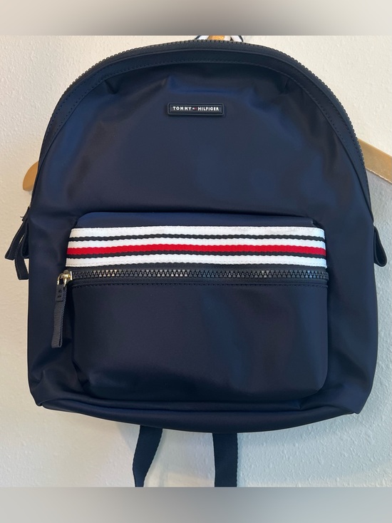 Tommy Hilfiger Handbags - NWT Tommy Hilfiger Navy Mini Backpack with Signature Stripe